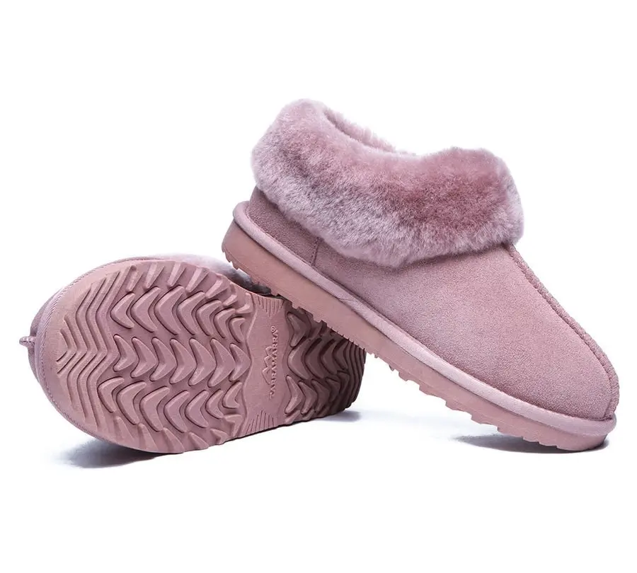 Tarramarra Premium Sheepskin Wool Ankle Slipper Unisex Hana