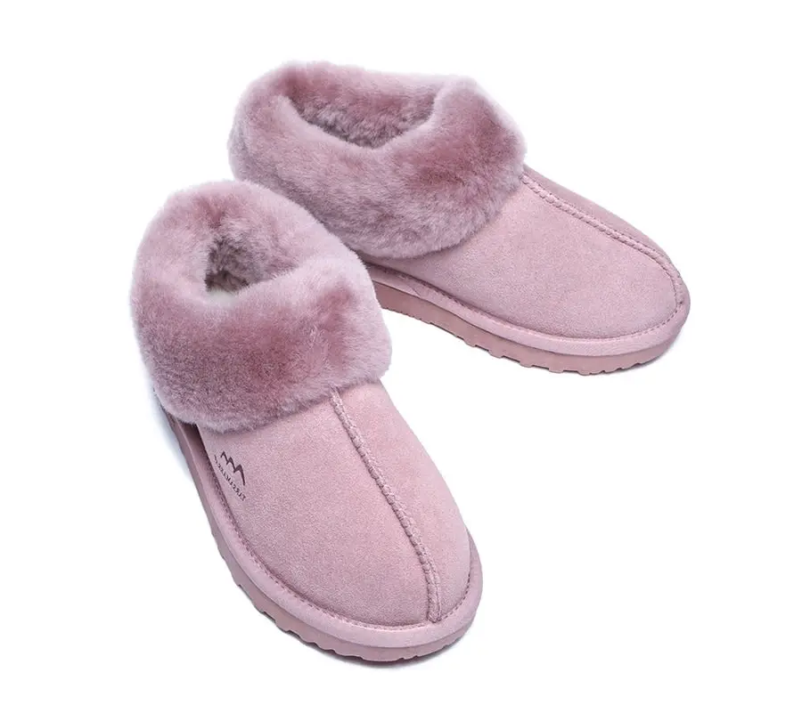 Tarramarra Premium Sheepskin Wool Ankle Slipper Unisex Hana