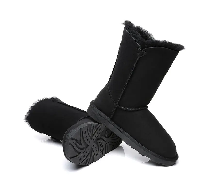 EVERAU® UGG Double-Faced Sheepski Aspen Short UGG Boots