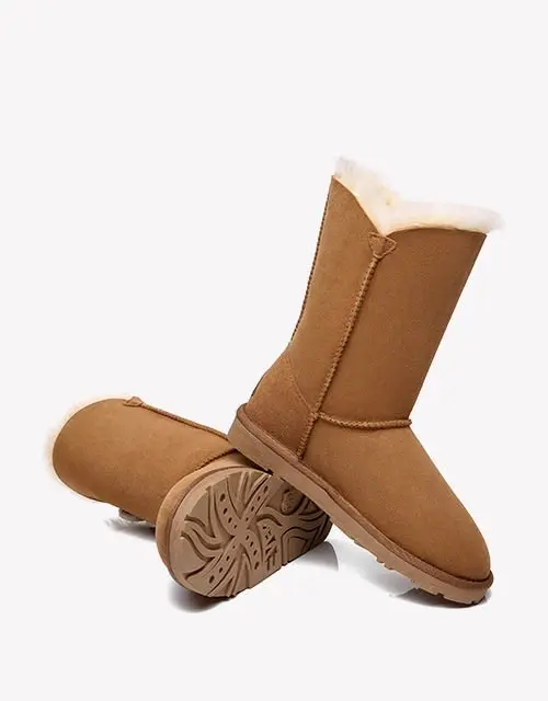 EVERAU® UGG Double-Faced Sheepski Aspen Short UGG Boots