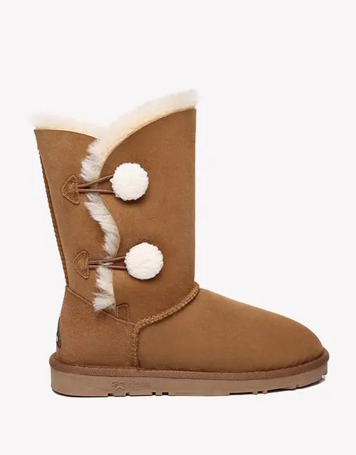 EVERAU® UGG Double-Faced Sheepski Aspen Short UGG Boots