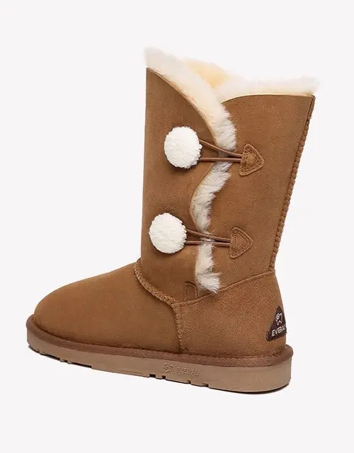 EVERAU® UGG Double-Faced Sheepski Aspen Short UGG Boots