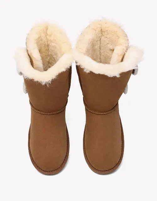 EVERAU® UGG Double-Faced Sheepski Aspen Short UGG Boots