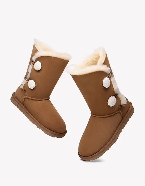 EVERAU® UGG Double-Faced Sheepski Aspen Short UGG Boots