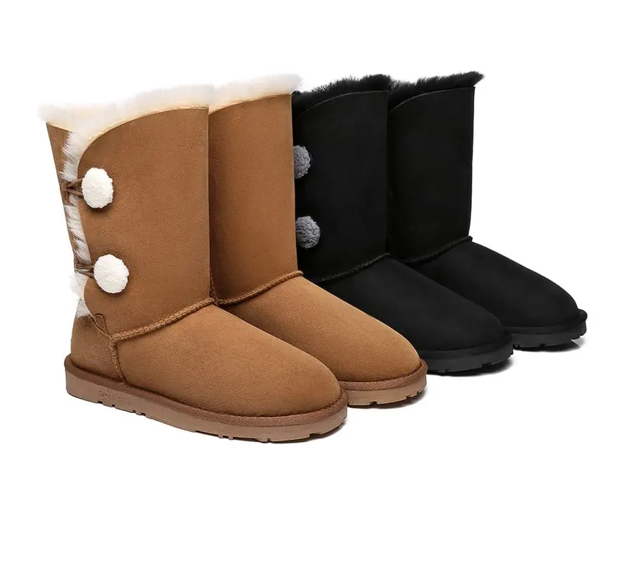 EVERAU® UGG Double-Faced Sheepski Aspen Short UGG Boots