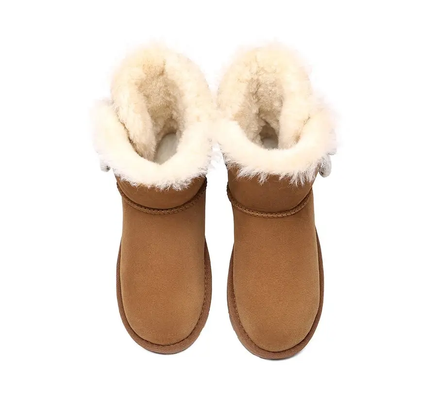 EVERAU®UGG Sheepskin Aspen Mini UGG Boots