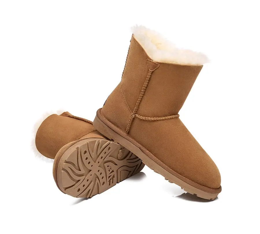 EVERAU®UGG Sheepskin Aspen Mini UGG Boots