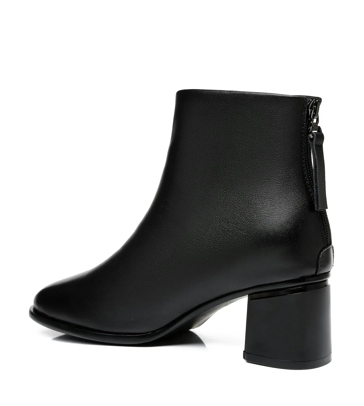 Tarramarra® Romina Women Black Leather Ankle Boots