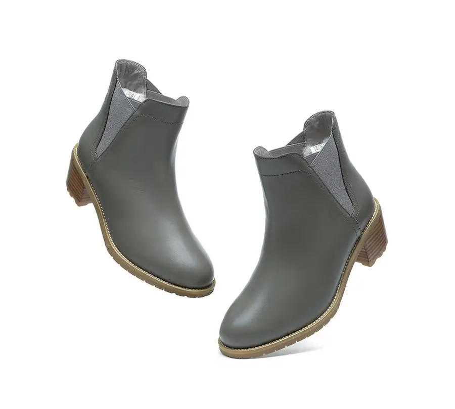 EVERAU Chelsea Cow Leather Upper Women Boots