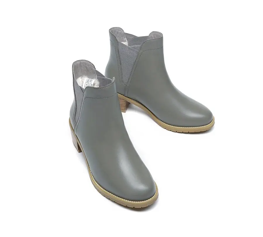 EVERAU Chelsea Cow Leather Upper Women Boots