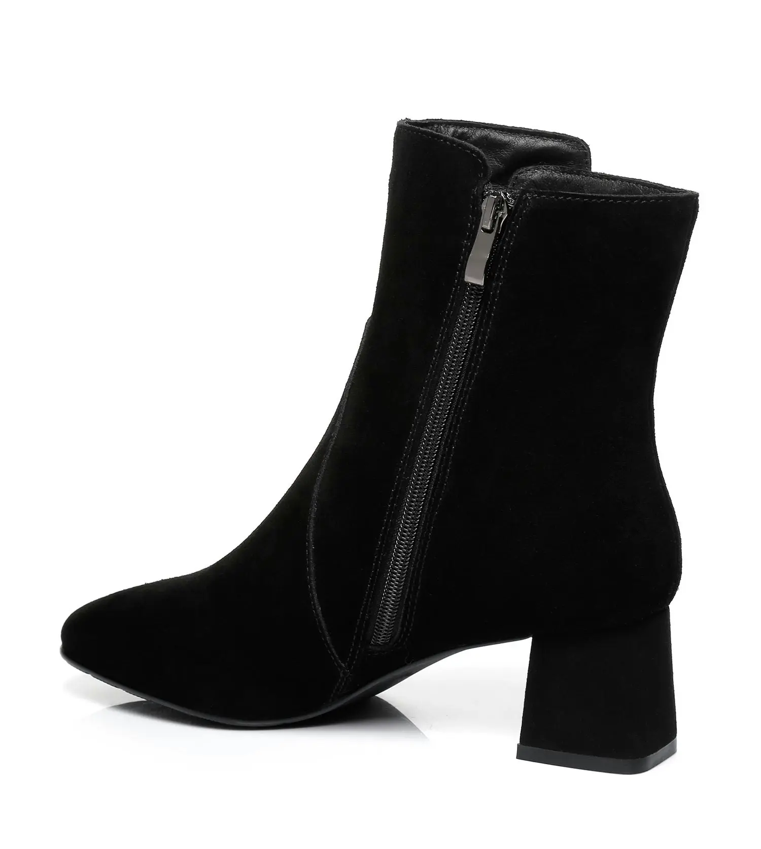 Tarramarra® Midi Women Fashion Block Heel Black Boots