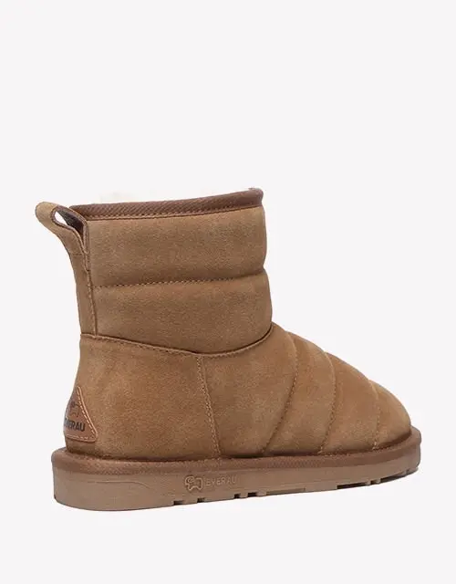 EVERAU®UGG Mini Puffer Women Sheepskin Boots