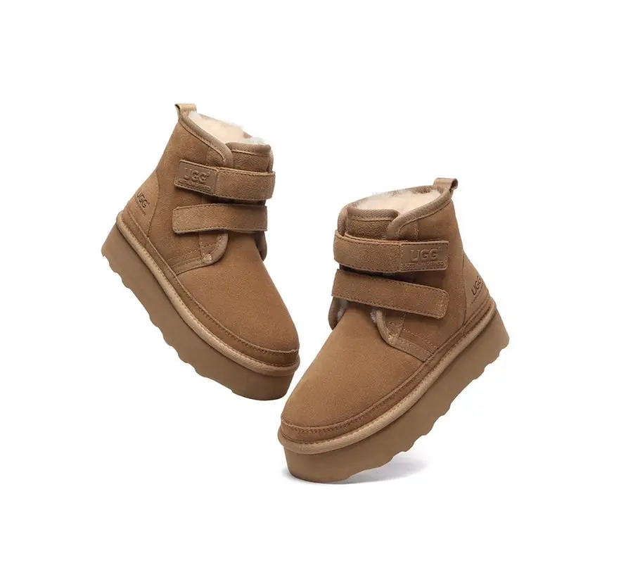 UGG Australian Shepherd Hook and Loop Platform Ugg Boots Women Vigour