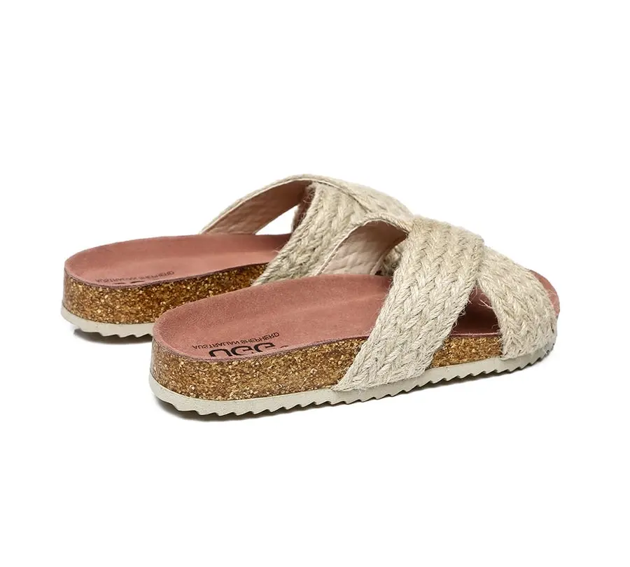 Australian Shepherd® UGG Women Sandals Espadrilles Flat Slide Milo