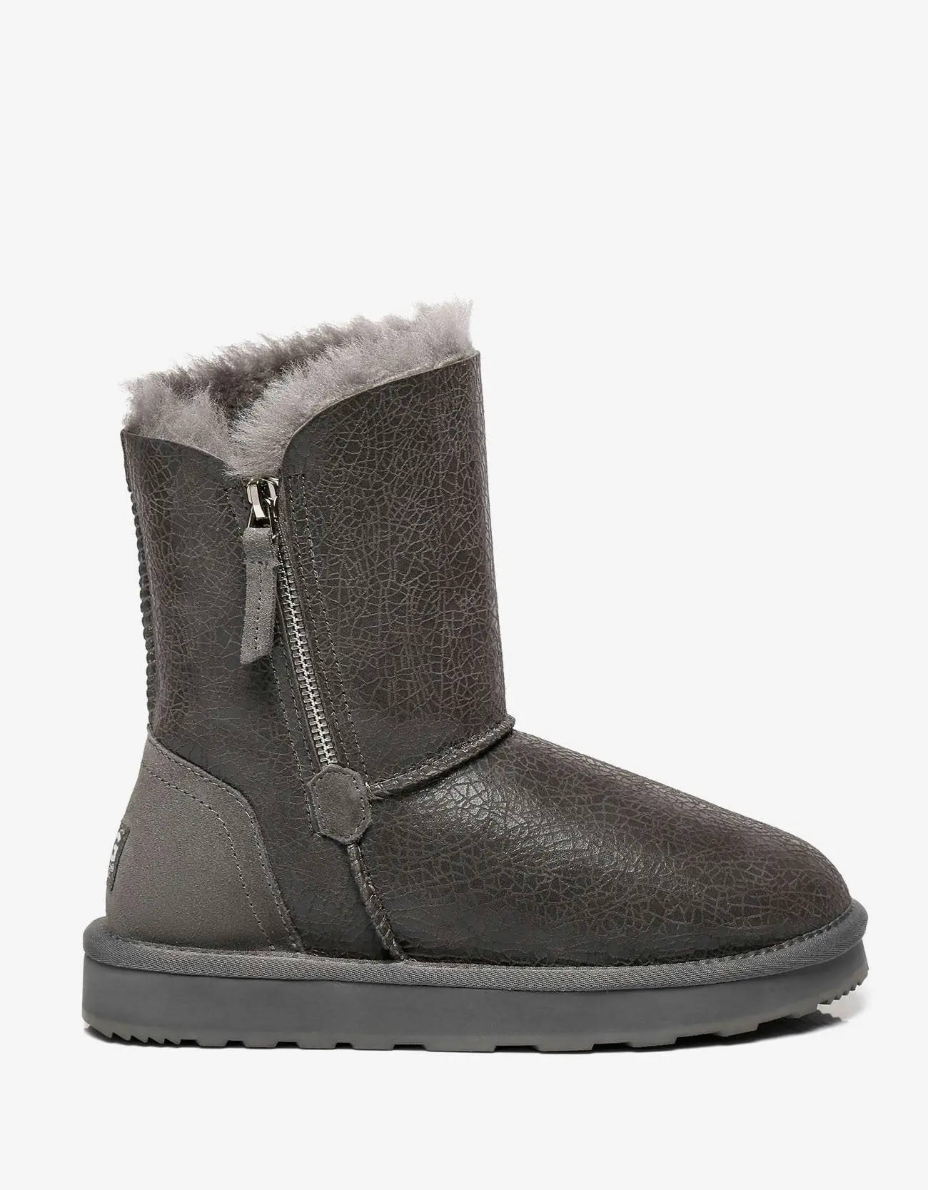 Urban Sheepskin Zipper Short Women Boots Zipporah