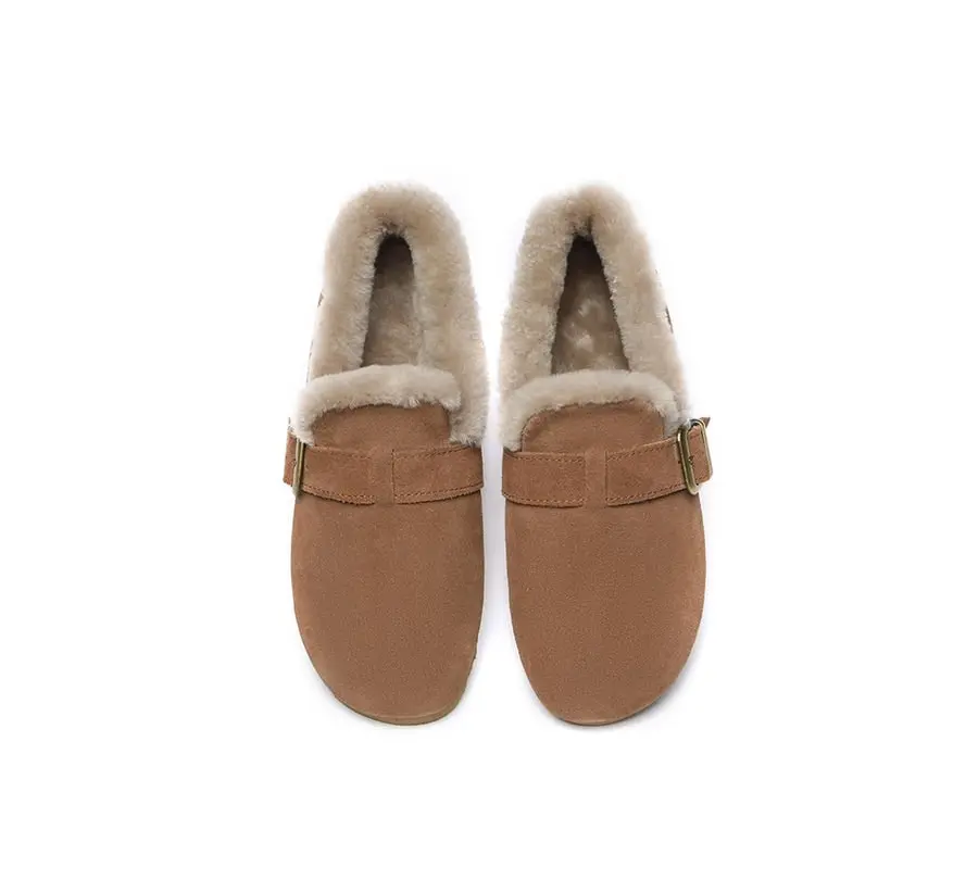 UGG Australian Shepherd Shearling Lined Suede Loafer Women Mona