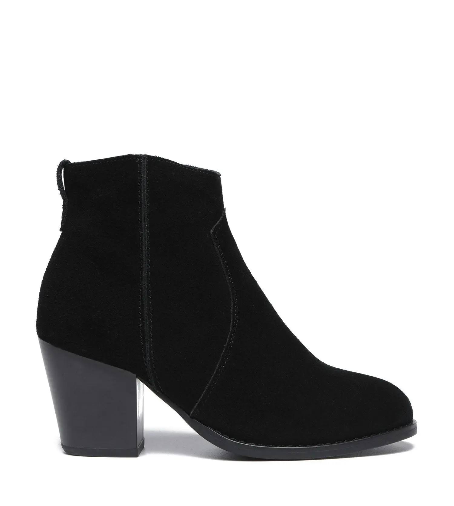 Tarramarra Ankle Leather Zipper Heel Boots Women Velora