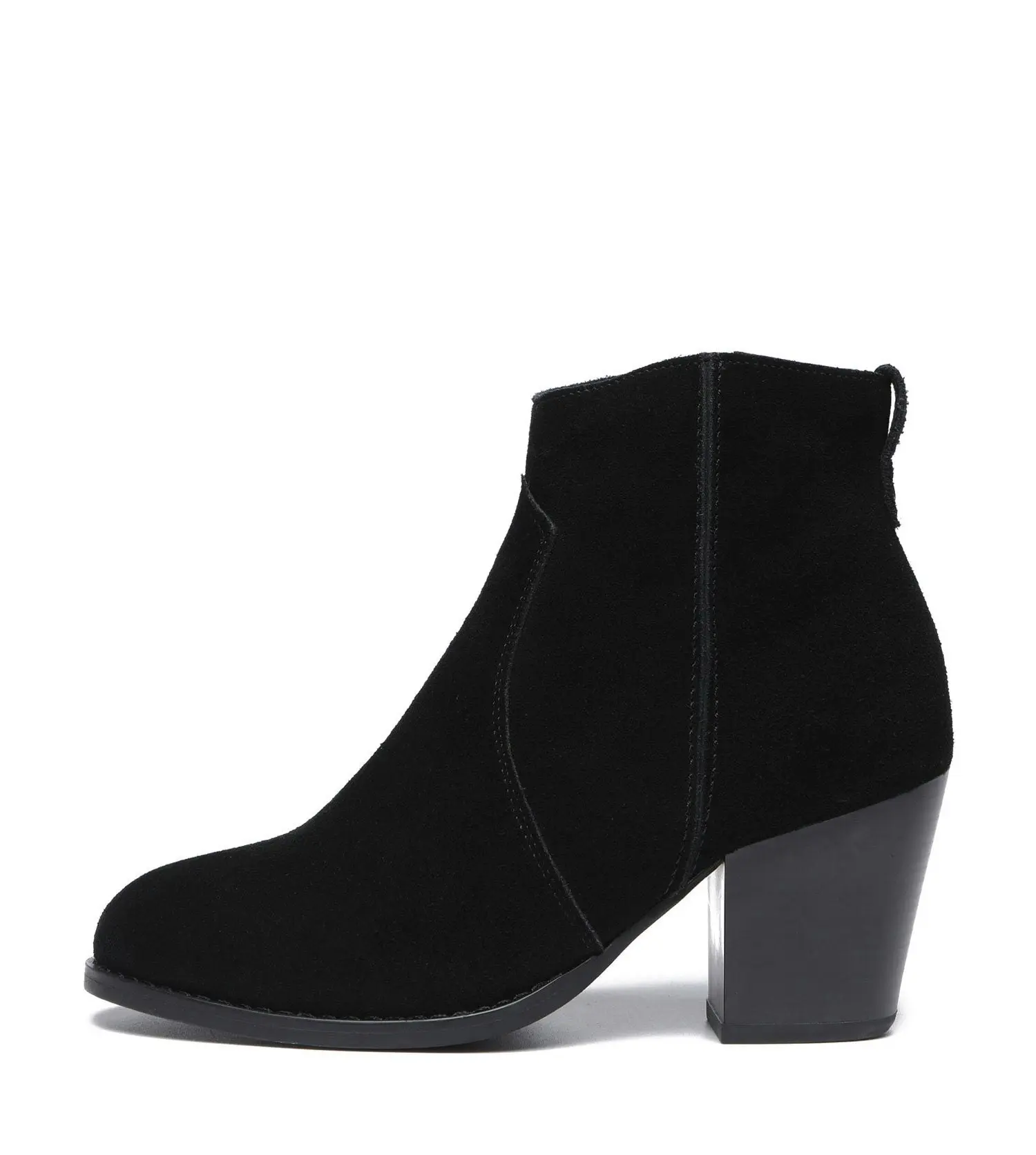 Tarramarra Ankle Leather Zipper Heel Boots Women Velora