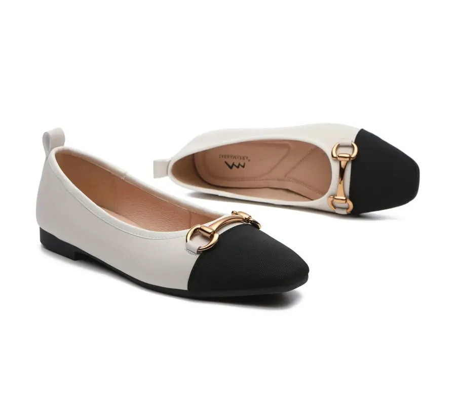 TARRAMARR Ballet Flat with Metal Buckle Décor Women Lilian