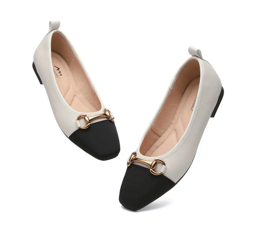 TARRAMARR Ballet Flat with Metal Buckle Décor Women Lilian