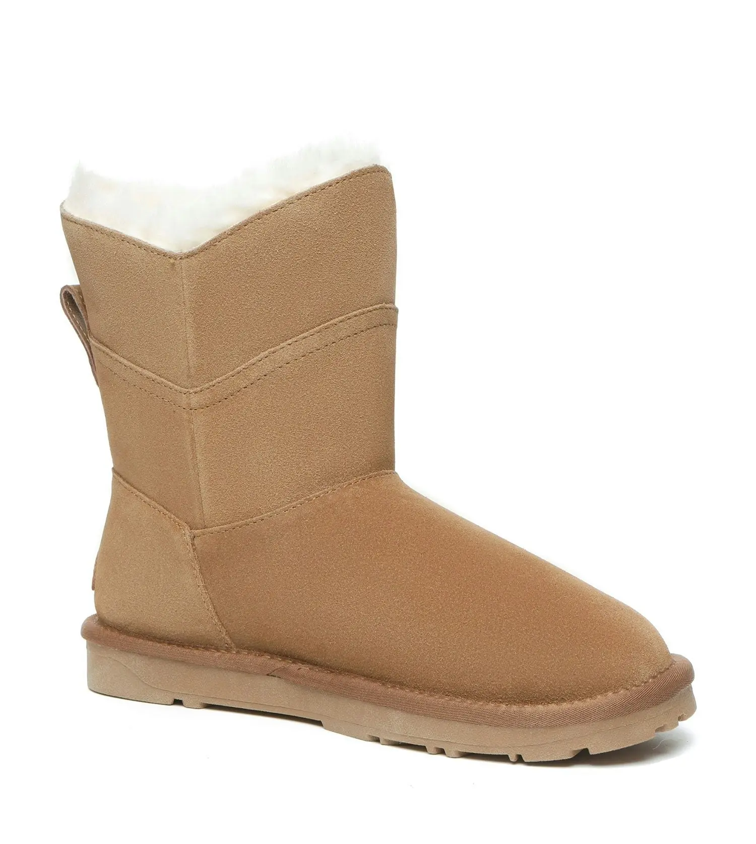 EVERAU® Sheepskin Wool UGG Swanston 2 Sheepskin Wool Panel Boots