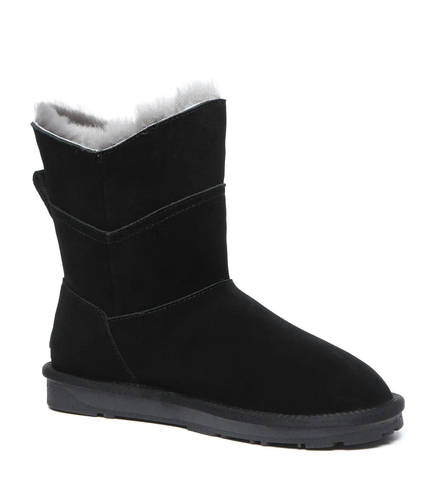 EVERAU® Sheepskin Wool UGG Swanston 2 Sheepskin Wool Panel Boots