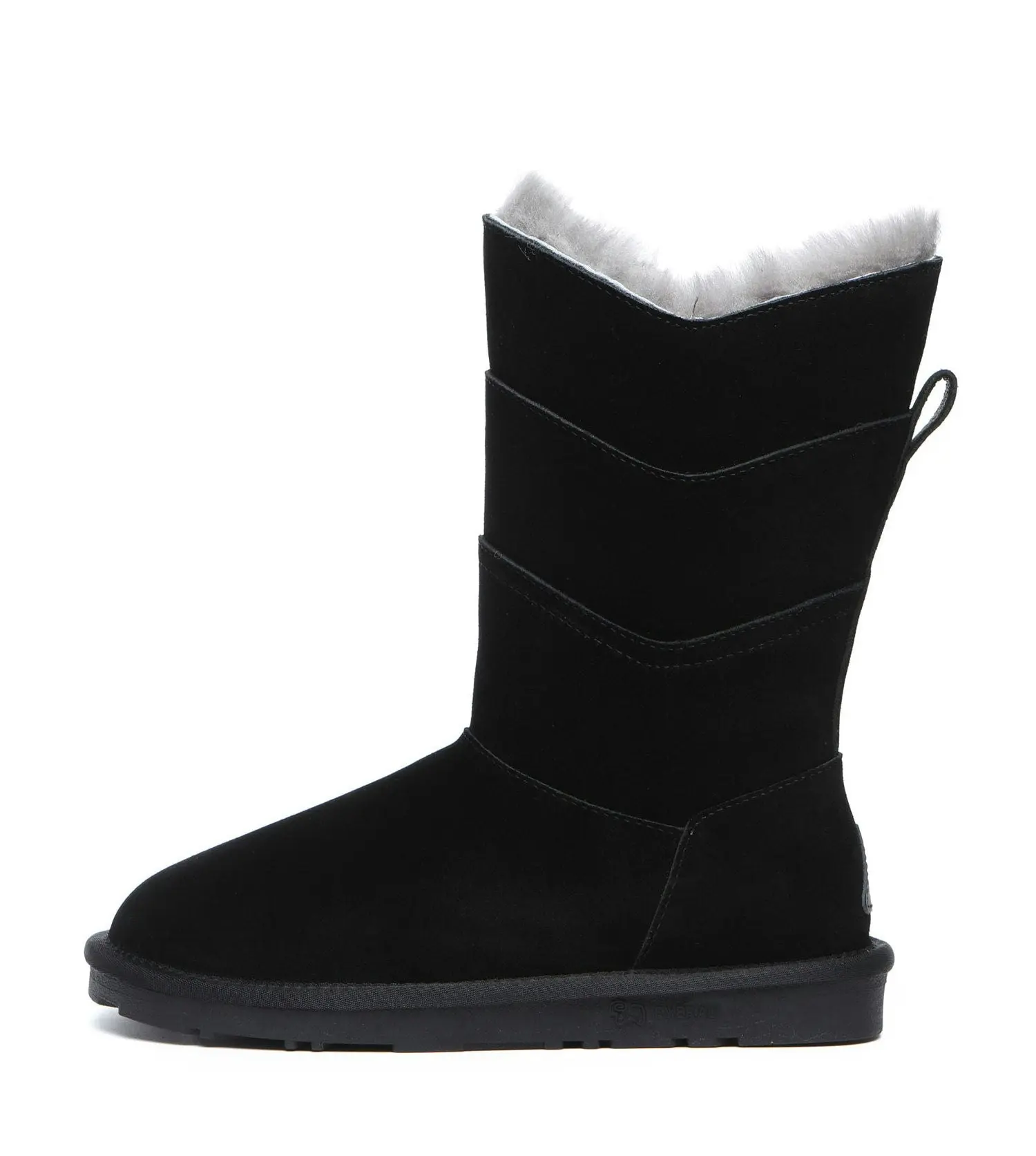 EVERAU® Swanston's V-shape Swanston 3 Sheepskin Wool Panel UGG Boots