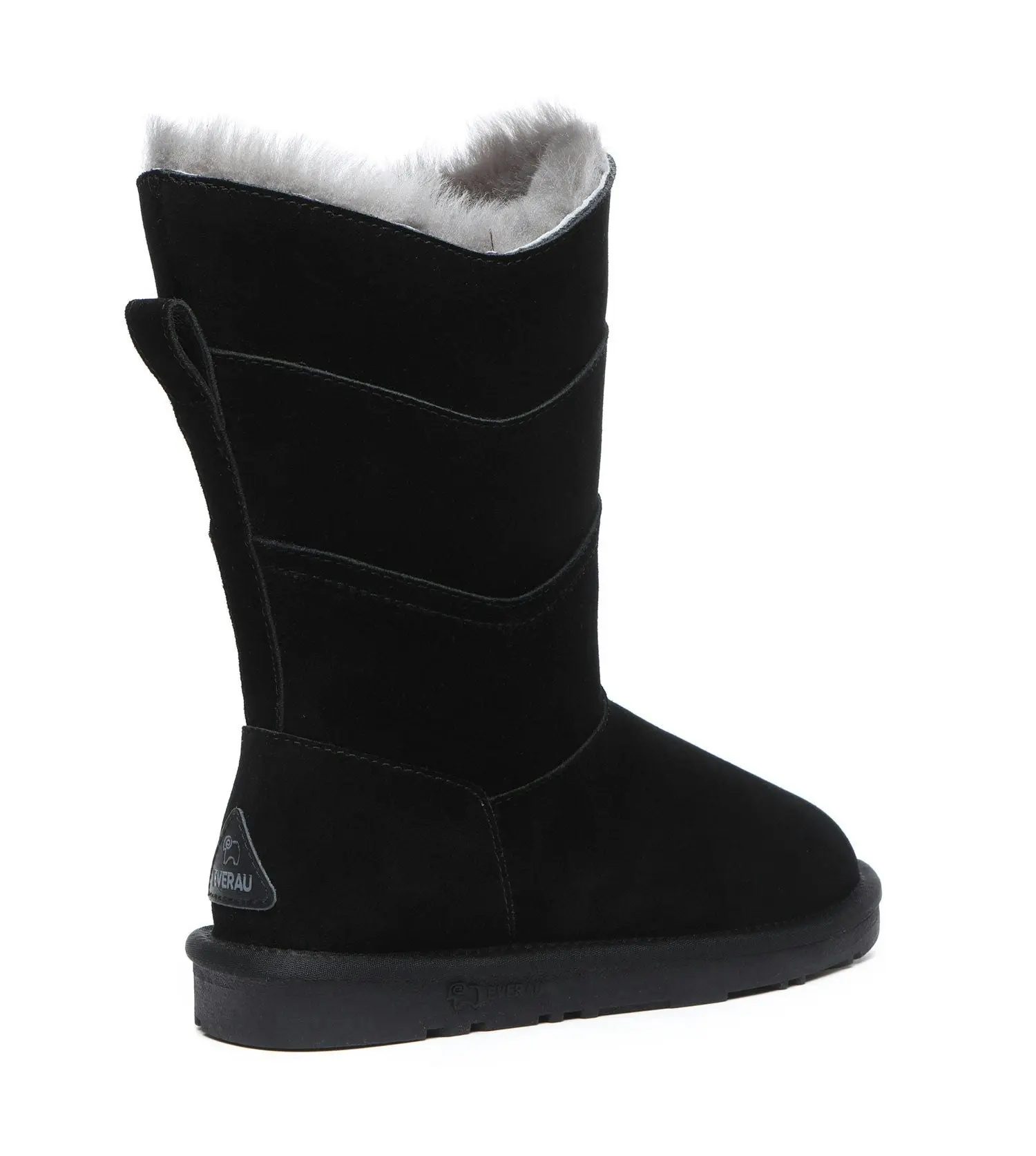 EVERAU® Swanston's V-shape Swanston 3 Sheepskin Wool Panel UGG Boots