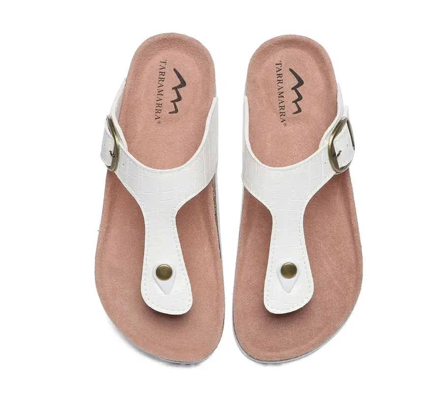 Tarramarra Embossed Summer Beach Unisex Slip-on Lindsay Sandals