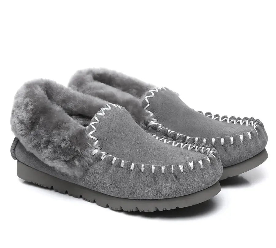 UGG Australian Shepherd Kids Ankle Slippers popo Moccasins