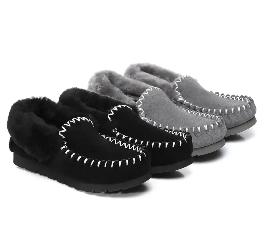 UGG Australian Shepherd Kids Ankle Slippers popo Moccasins