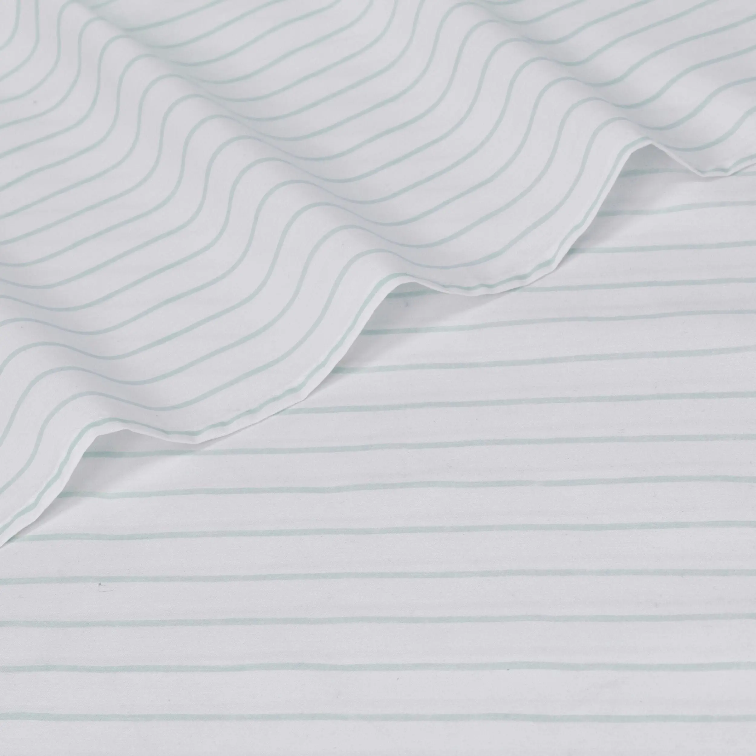 JBK "Stripe" PRINTED SHEET SET CHAMBRAY