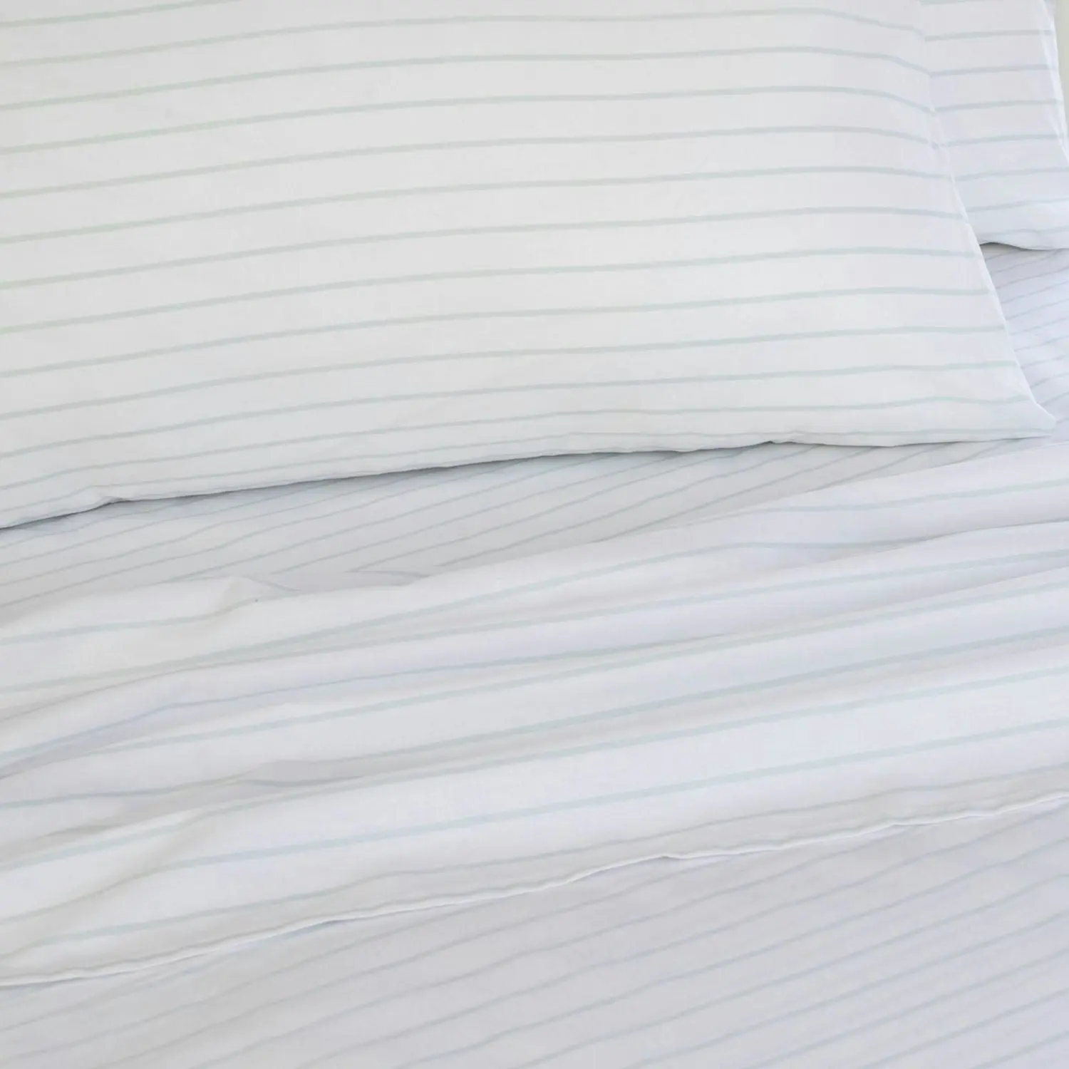 JBK "Stripe" PRINTED SHEET SET CHAMBRAY