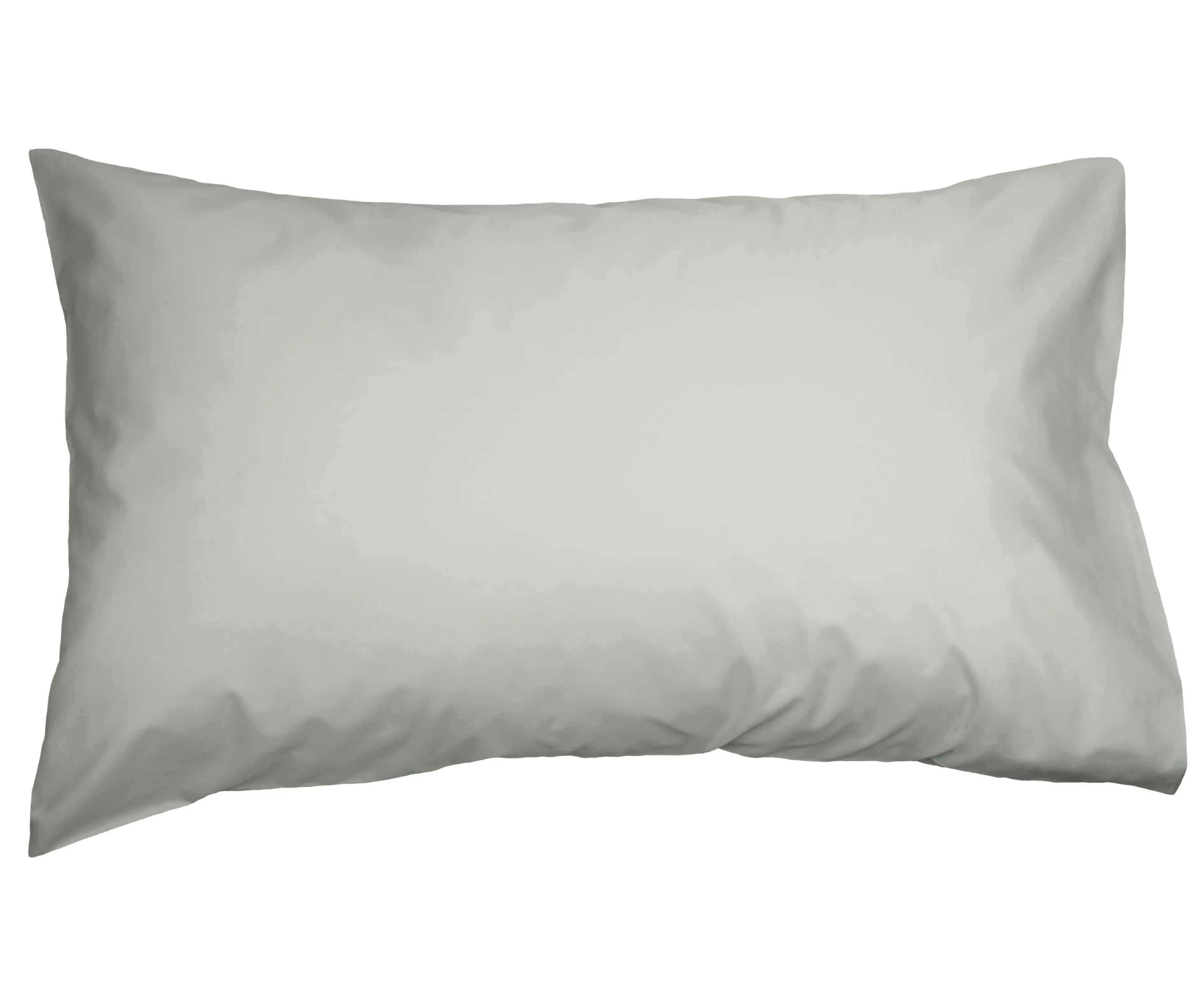 ALGODON "300TC Cotton" TWIN PACK PILLOWCASE SILVER