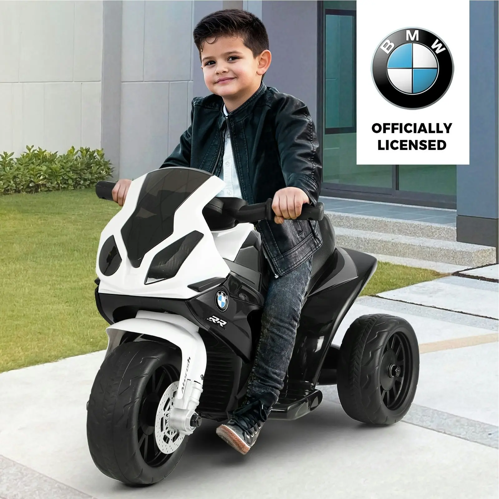 Bmw Kids Ride On Car Motorcycle Police 3 Wheels Toy Tricycle Electric Bike Car