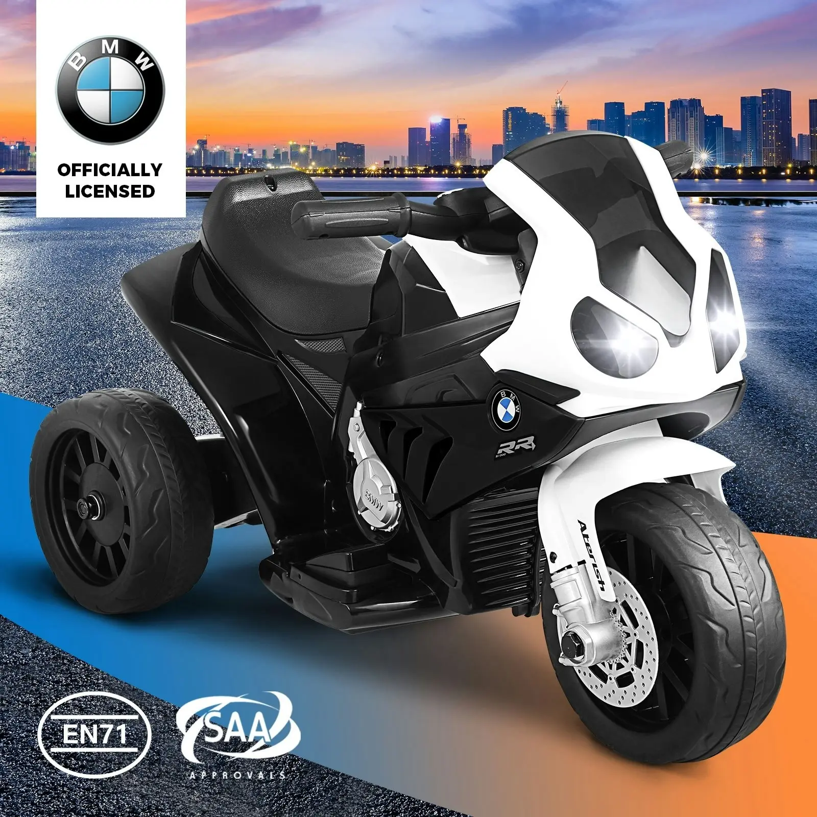 Bmw Kids Ride On Car Motorcycle Police 3 Wheels Toy Tricycle Electric Bike Car