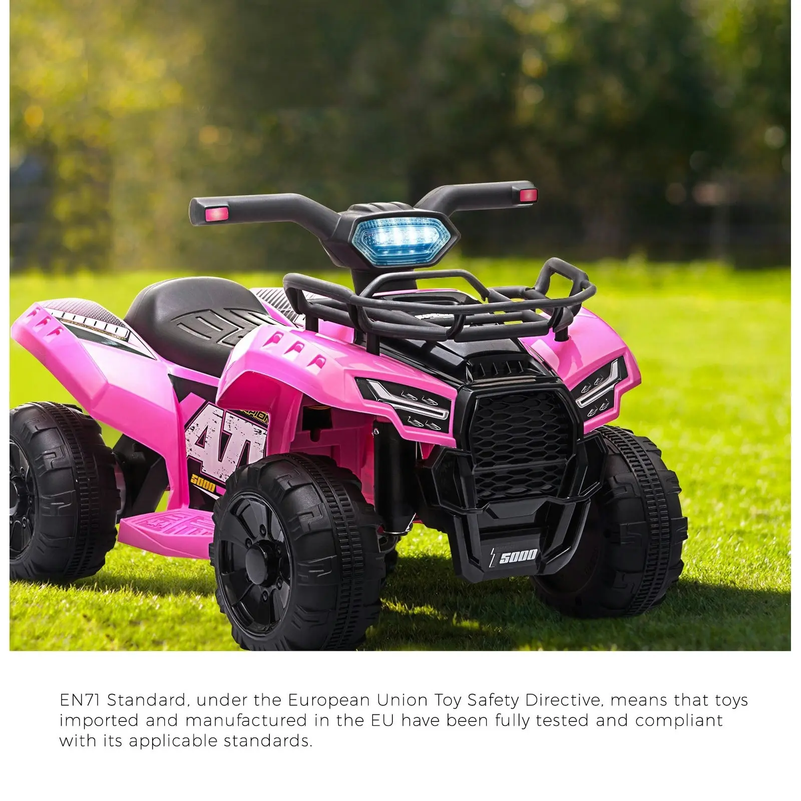 Mazam Ride On Car Electric ATV Bike Vehicle for Toddlers Kids Rechargeable Pink