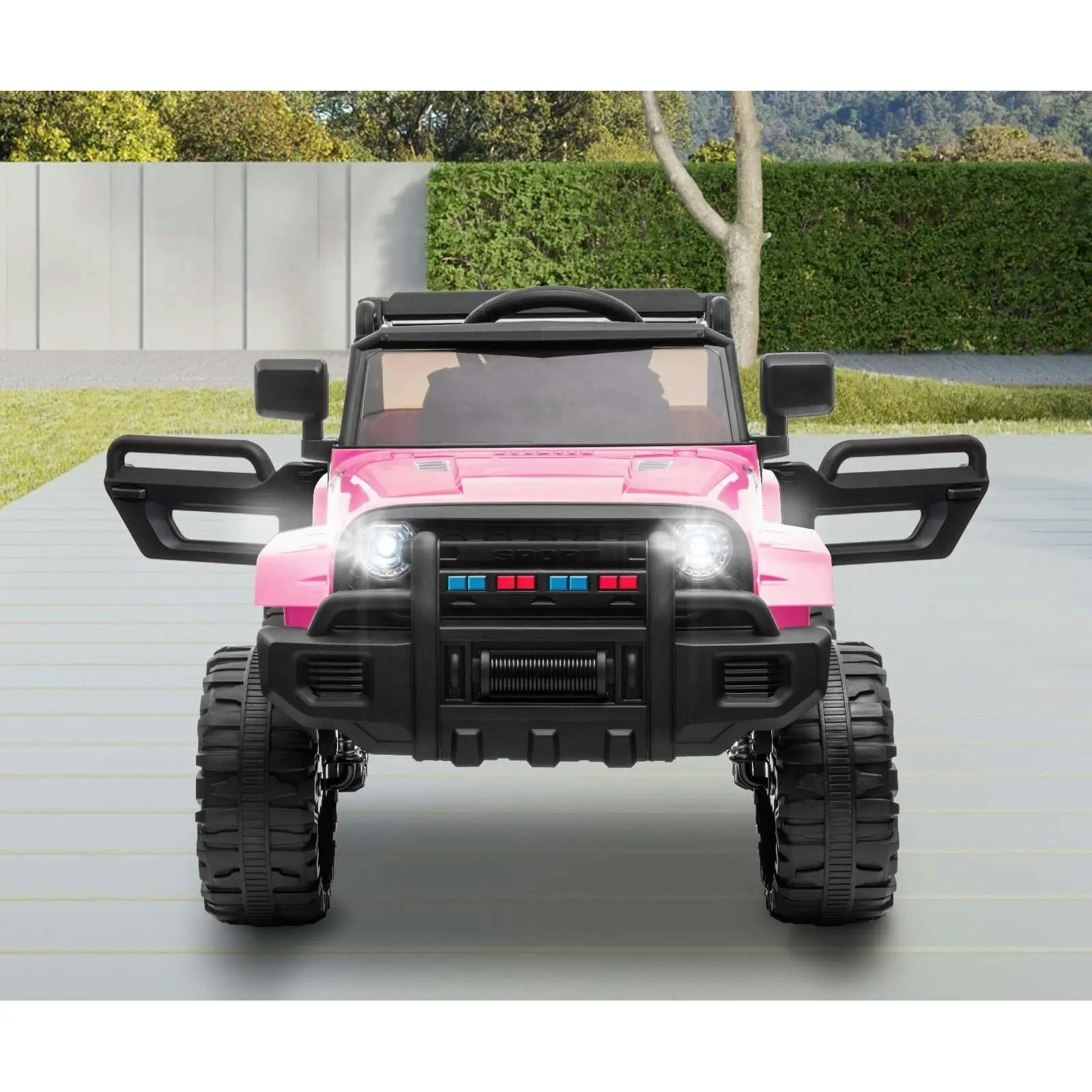 Mazam Kids Ride On Car Jeep 12V Electric Vehicle Toy Remote Cars Gift LED Light