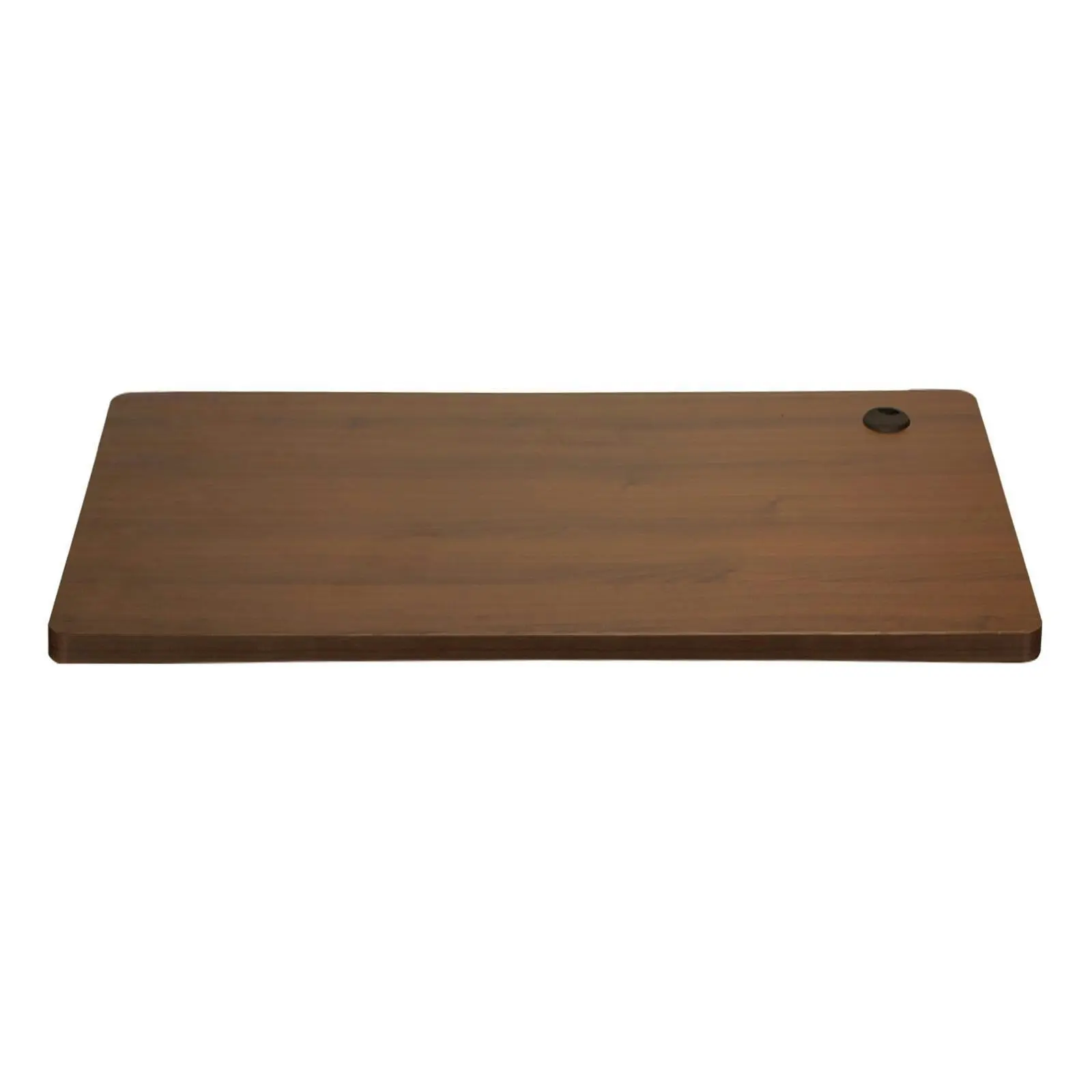 Oikiture 140cm Desk Top Electric Desk Board Computer Table Walnut