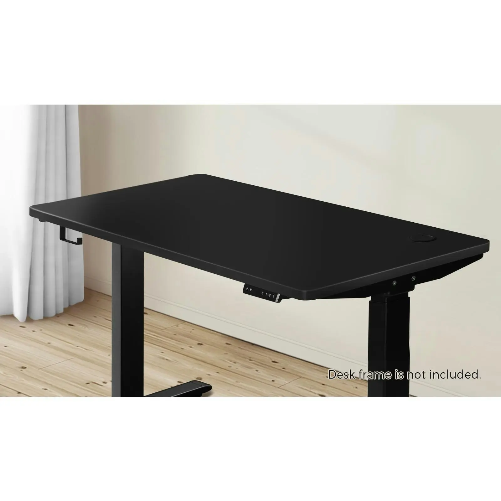 Oikiture 120CM Desk Board Electric Desk Board Computer Table Black