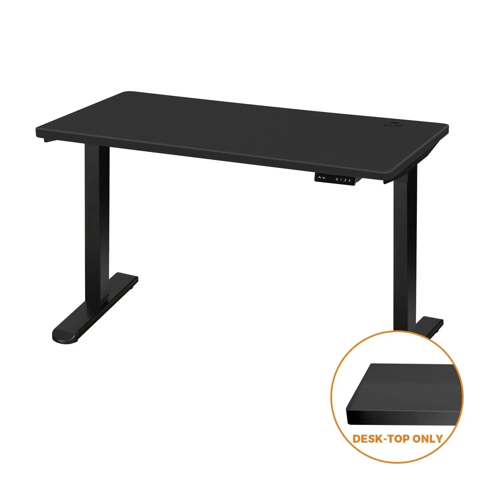 Oikiture 120CM Desk Board Electric Desk Board Computer Table Black