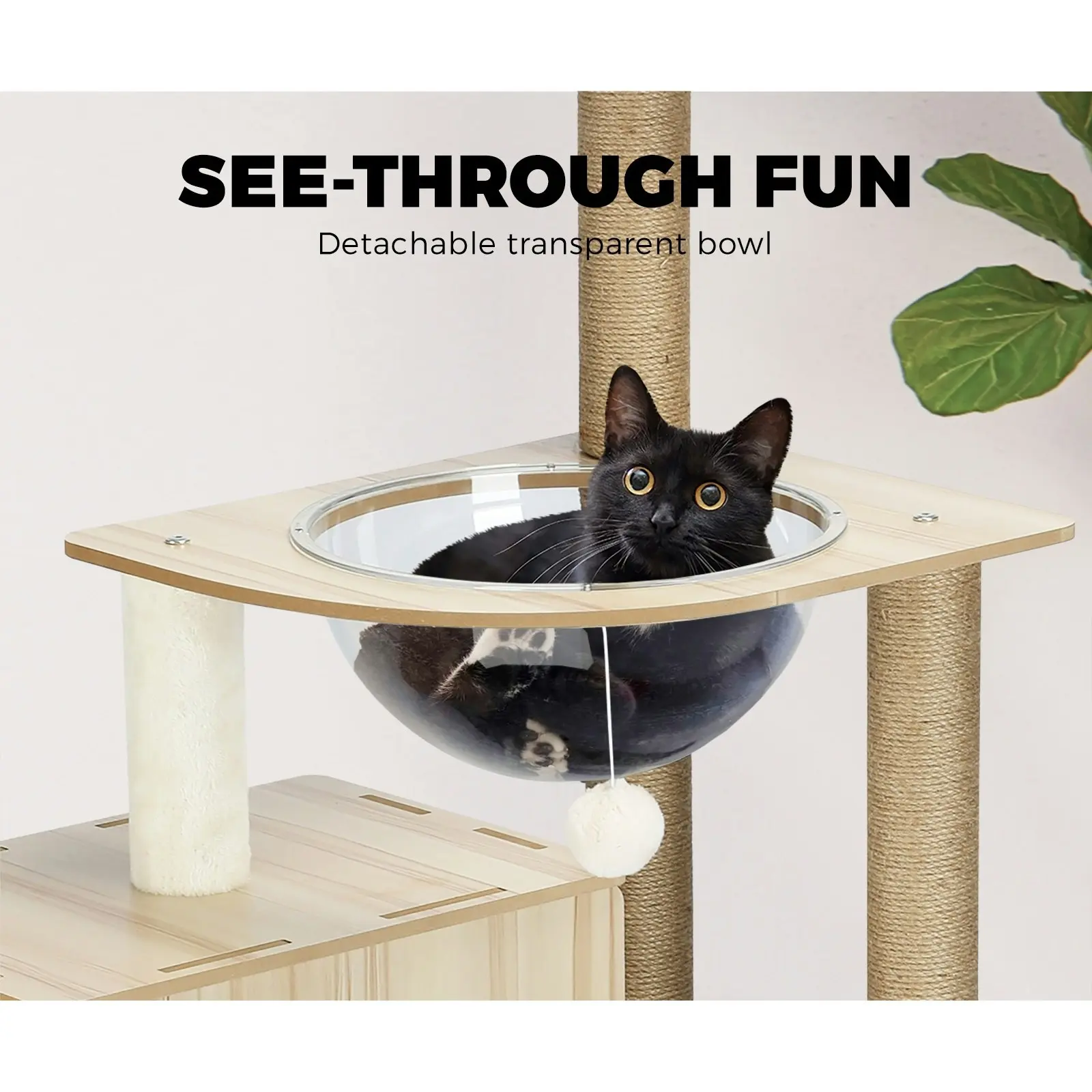 Alopet Cat Tree Tower Scratching Post Scratcher Cats Condo House Bed Furniture