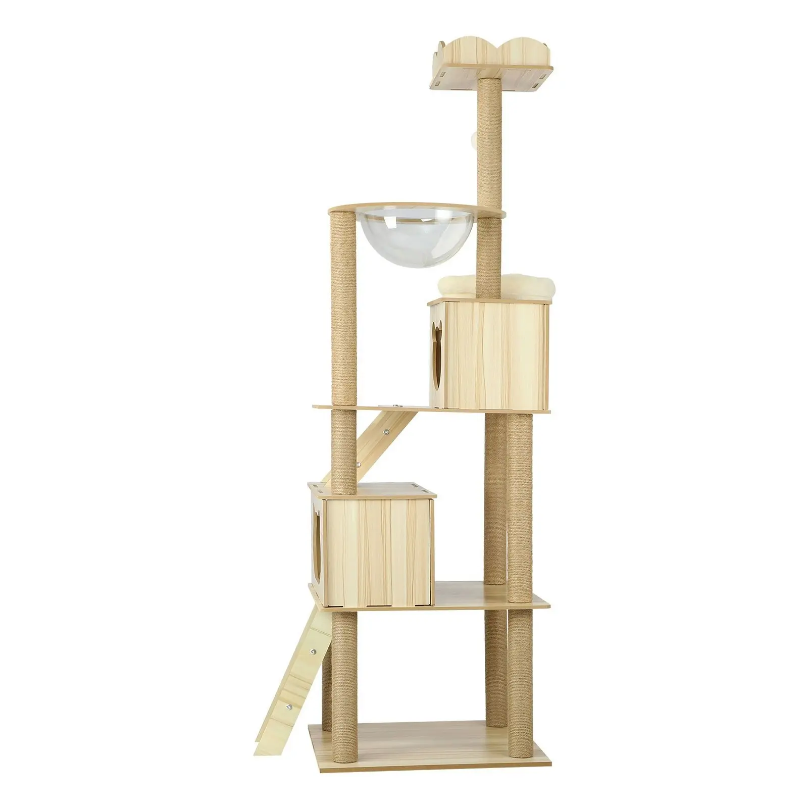 Alopet Cat Tree Scratching Post Scratcher Tower Wood Condo House Bed Large 190CM