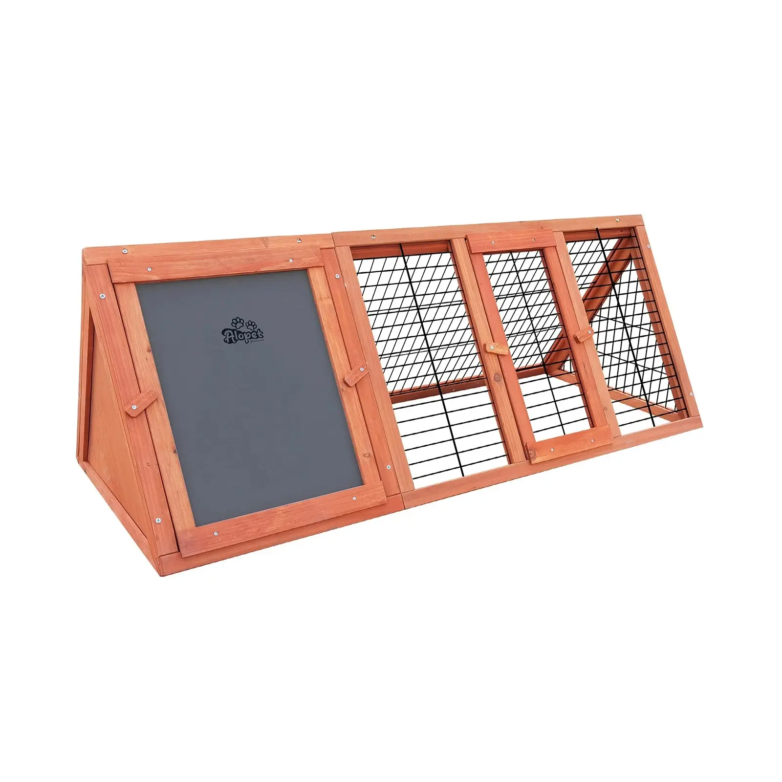 Alopet Rabbit Hutch Bunny House Run Cage Chicken Coop Wooden Outdoor Pet Hutch