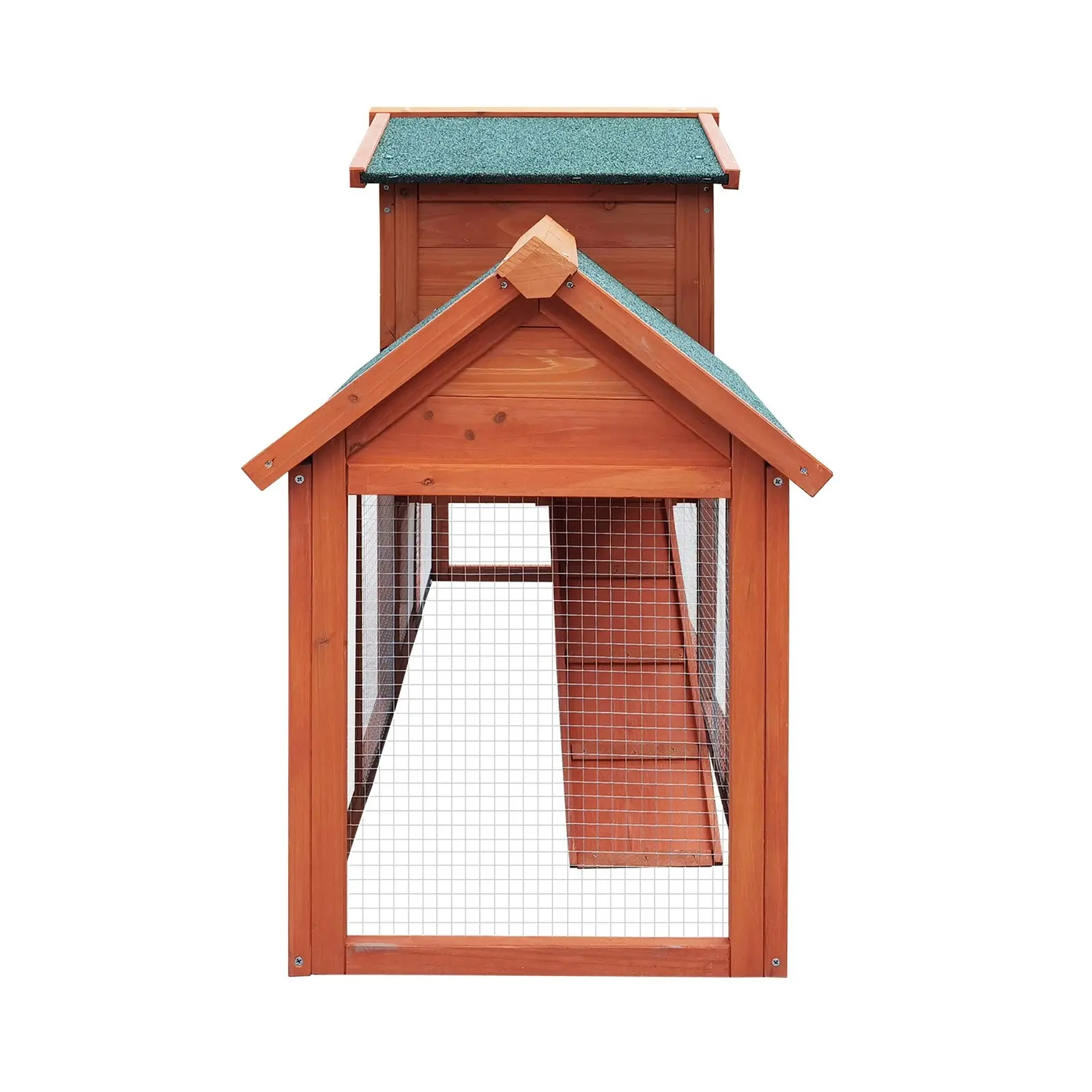 Alopet Rabbit Hutch Chicken Coop Bunny House Run Cage Wooden Outdoor Pet Hutch 135CM