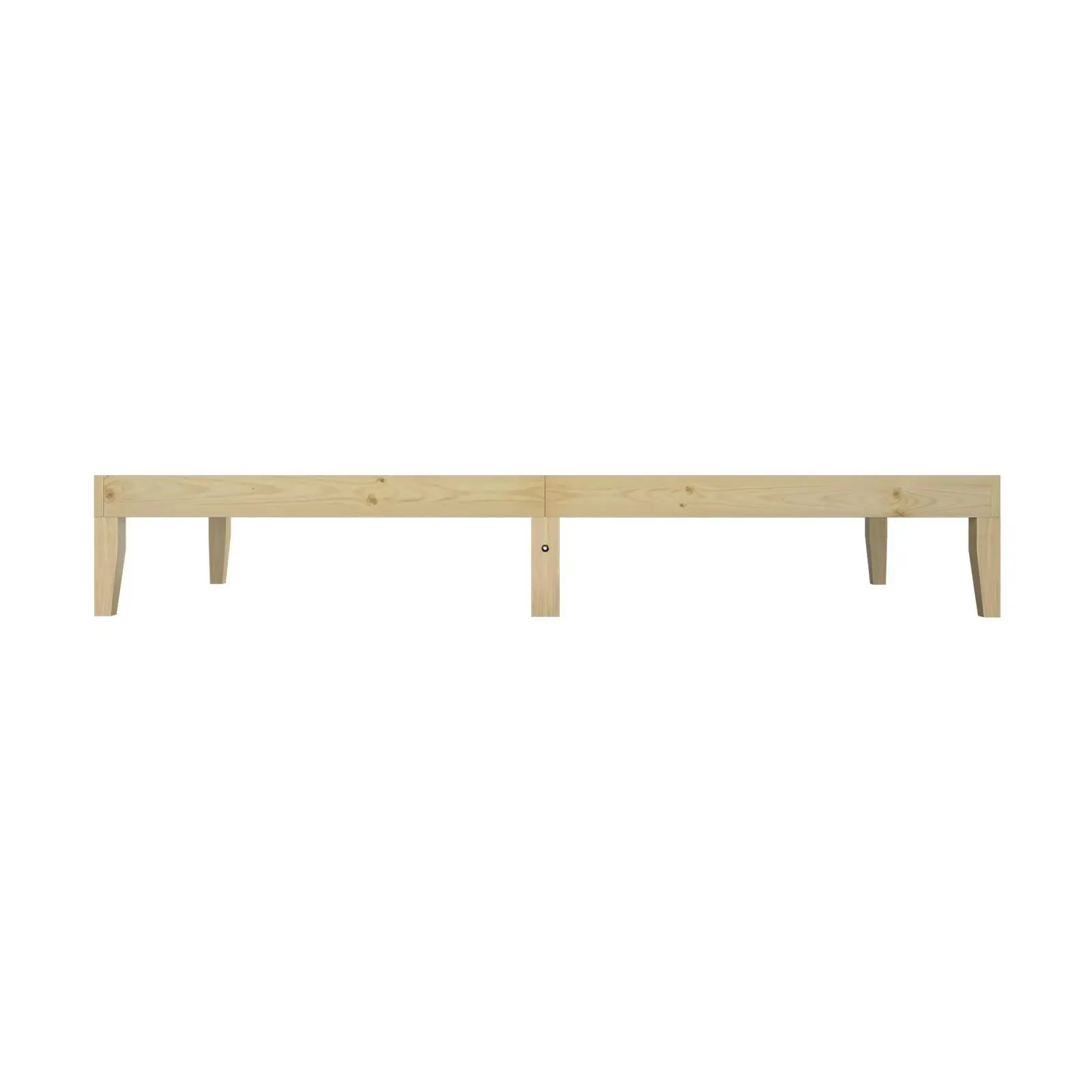 Oikiture Bed Frame Single Size Wooden Bed Base A8