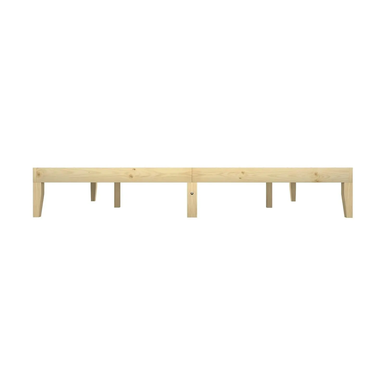 Oikiture Bed Frame King Size Wooden Bed Base A8