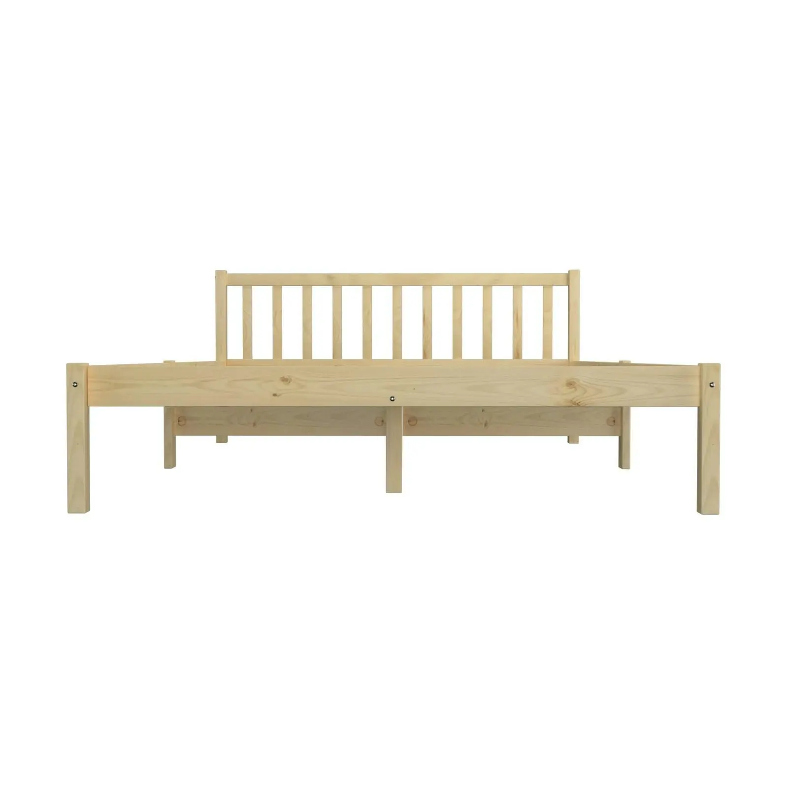 Oikiture Bed Frame Queen Size Wooden Timber Mattress Base Solid Wood Platform