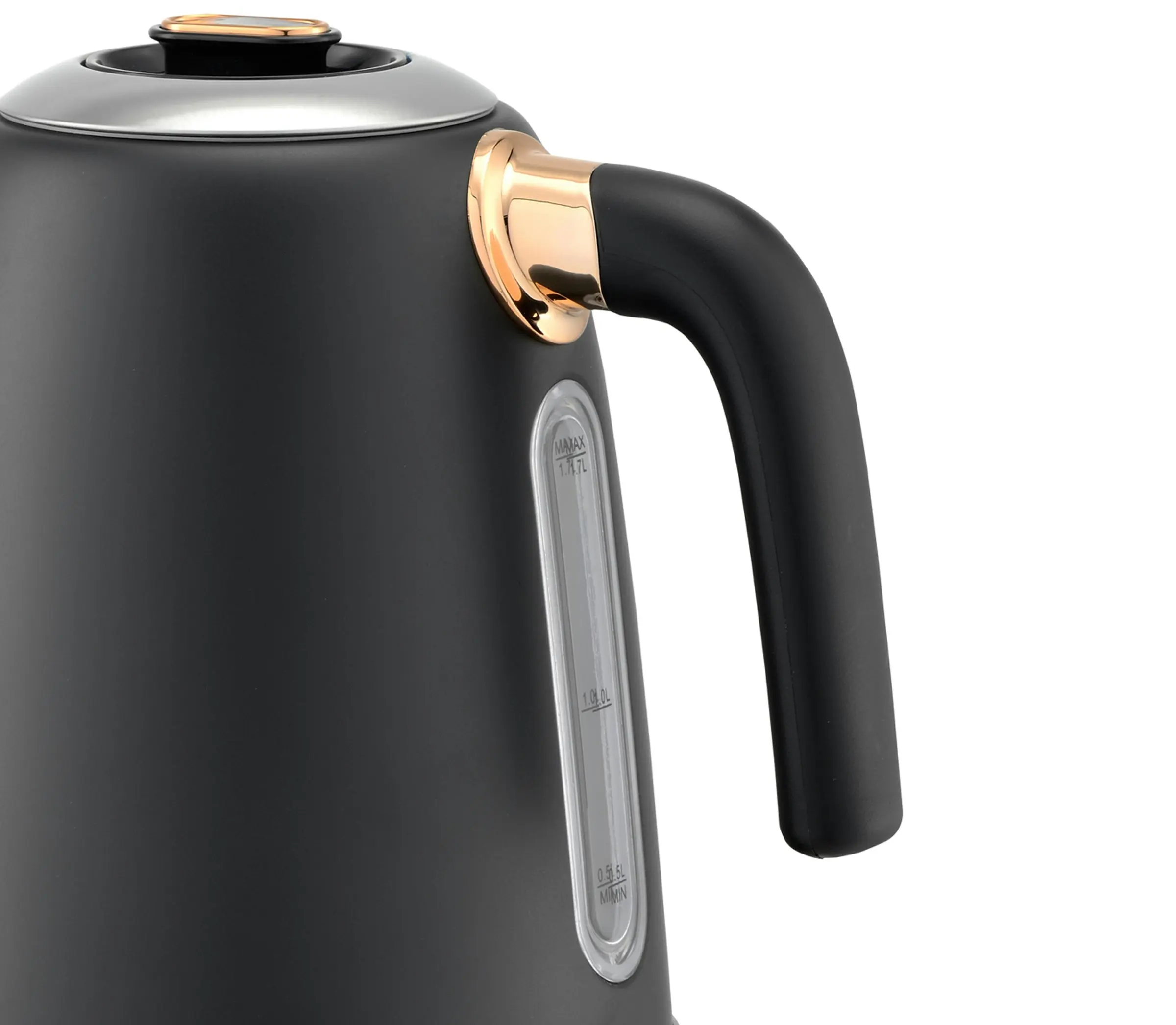 TODO 1.7L Stainless Steel Cordless Kettle Keep Warm Electric Led Water Jug - Black