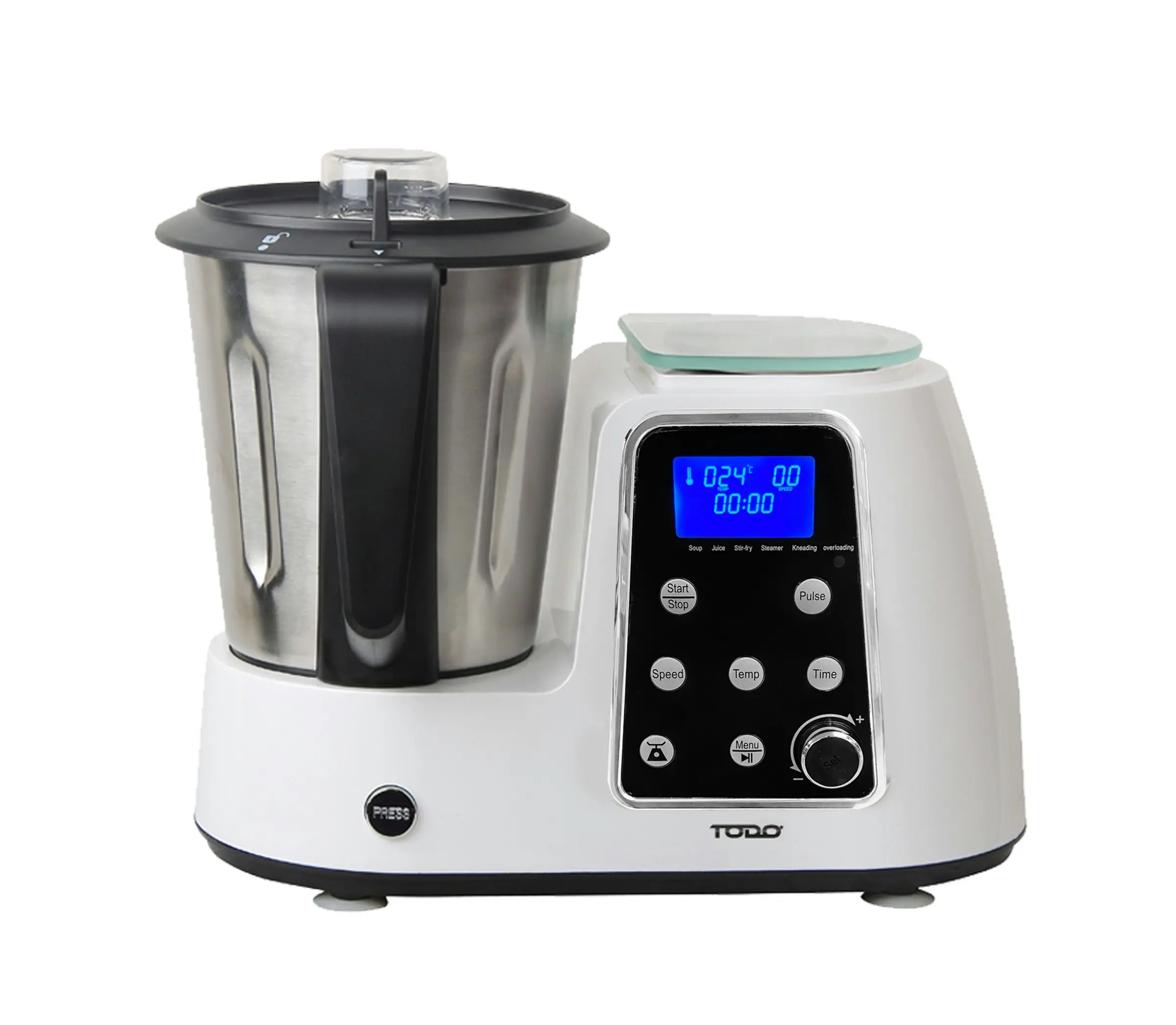 TODO Multifunction Food Processor Thermo Cooker Machine Mixer Blender Stainless Steel Scale Steamer